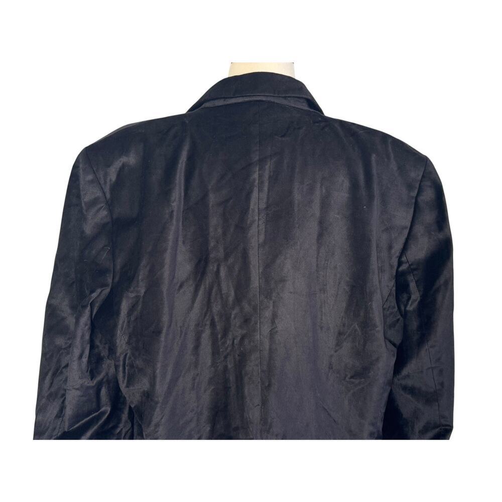GUESS Fulham Black Velvet Knit Blazer Business Jacket Men’s Size XL - Picture 8 of 11